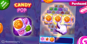 🍬 Candy Pop Tile – Match 3 Puzzle Game (Unity Template)