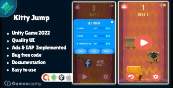 Kitty Jump Unity Game