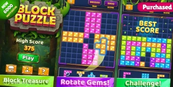 Block Puzzle: Treasure Hunt