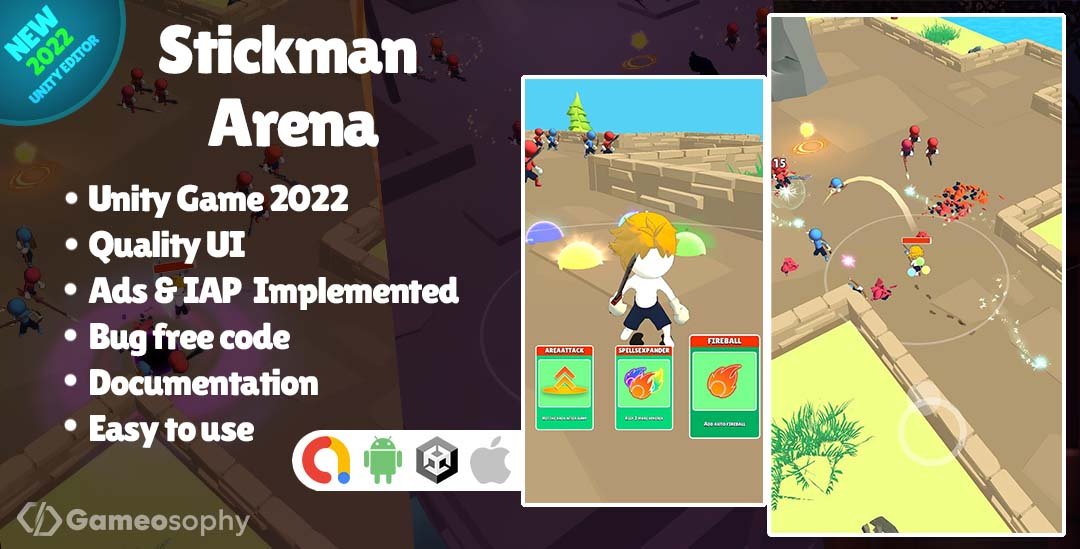 Stickman Arena - Unity Game