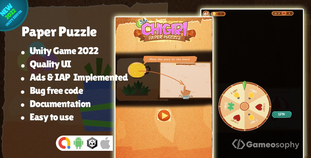 Paper Puzzle Trending Source Code