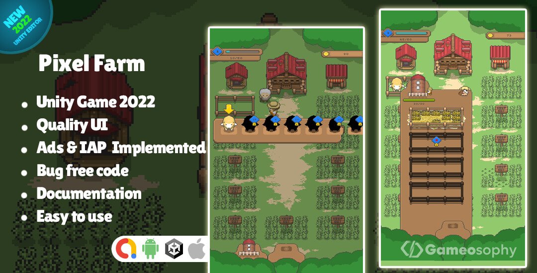 Pixel Farm Unity Ready Made Source Code