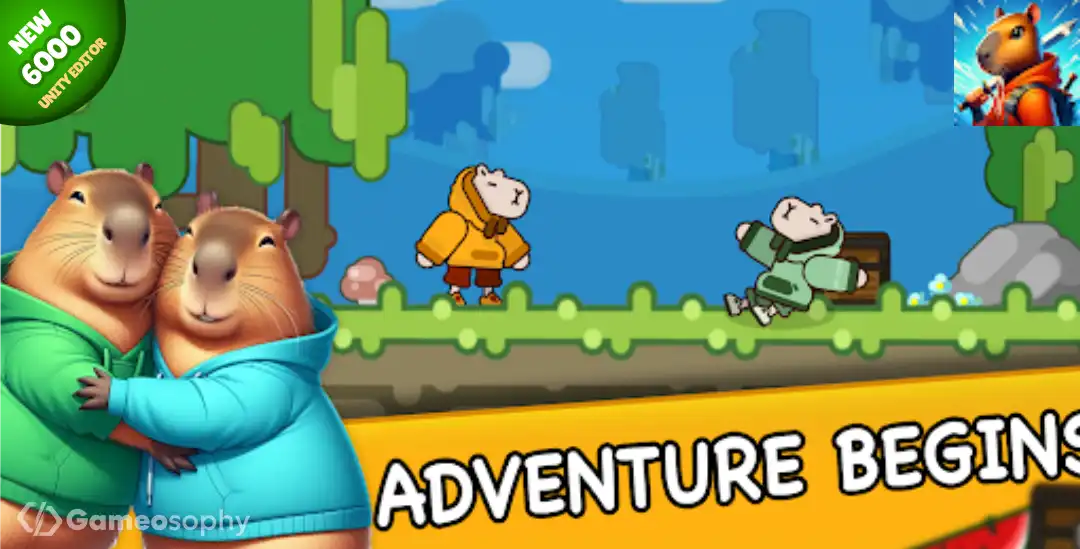 Capybara! Treasure World Rush